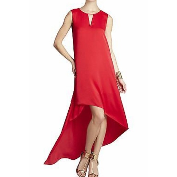 BcbgMaxazria lipstick 💄 red dress - Picture 1 of 3